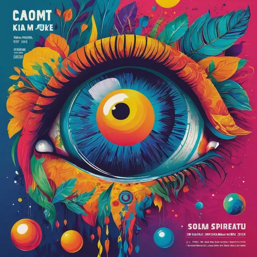 Design an eye-catching and colorful poster for an art exhibition.,german ep ca i,cover,magazine cover,catalog,cajeta,cervelle de canut,cabana,magazine - publication,caatinga,cd cover,calyx-doctor fish