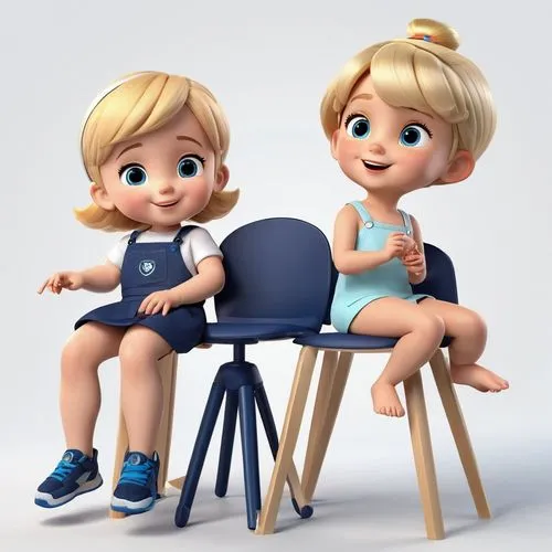 adrien,cute cartoon image,highchairs,physiotherapists,little boy and girl,girl and boy outdoor,kids illustration,sitting on a chair,3d model,3d modeling,renderman,hairdressing salon,cute cartoon character,physiotherapy,boy and girl,hairstylists,stokke,kids' things,3d rendered,arthrogryposis,Unique,3D,3D Character