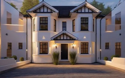 classic, white, balck windows, leds, elegant, british 




,sand-lime brick,townhouses,new housing development,estate agent,housebuilding,luxury property,two story house,exterior decoration,luxury hom