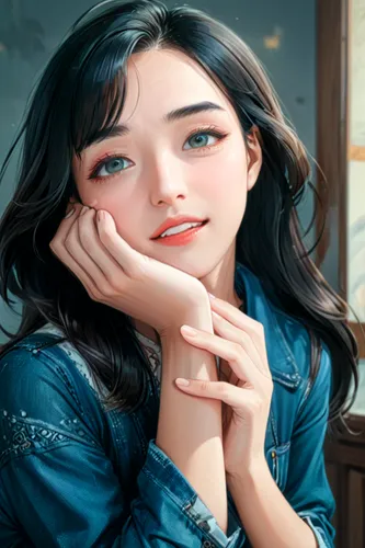 DRAWING,portrait background,girl portrait,world digital painting,girl sitting,fantasy portrait,hand digital painting,digital painting,romantic portrait,girl drawing,portrait of a girl,girl in a long,r