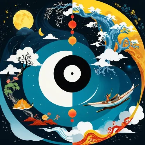 yinyang,ozomatli,gillmor,thangka,okami,imagawa,amaterasu,cosmic eye,taoism,pangu,yin yang,yamatai,trigrams,murakami,mid-autumn festival,takahata,umiuchiwa,kuniyoshi,dharma wheel,copernican world system,Unique,Design,Infographics