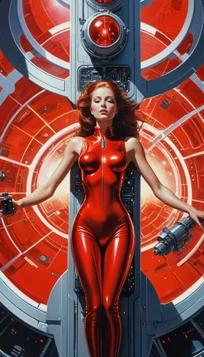 barbarella,darth talon,madelyne,scarlet witch,hurlant,red matrix,Conceptual Art,Sci-Fi,Sci-Fi 21