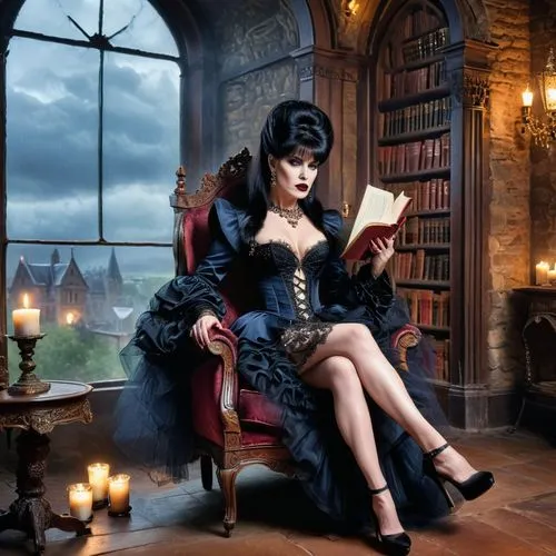 elvira,dita von teese,tarja,gothic woman,gothic portrait,dolcenera,Photography,General,Commercial