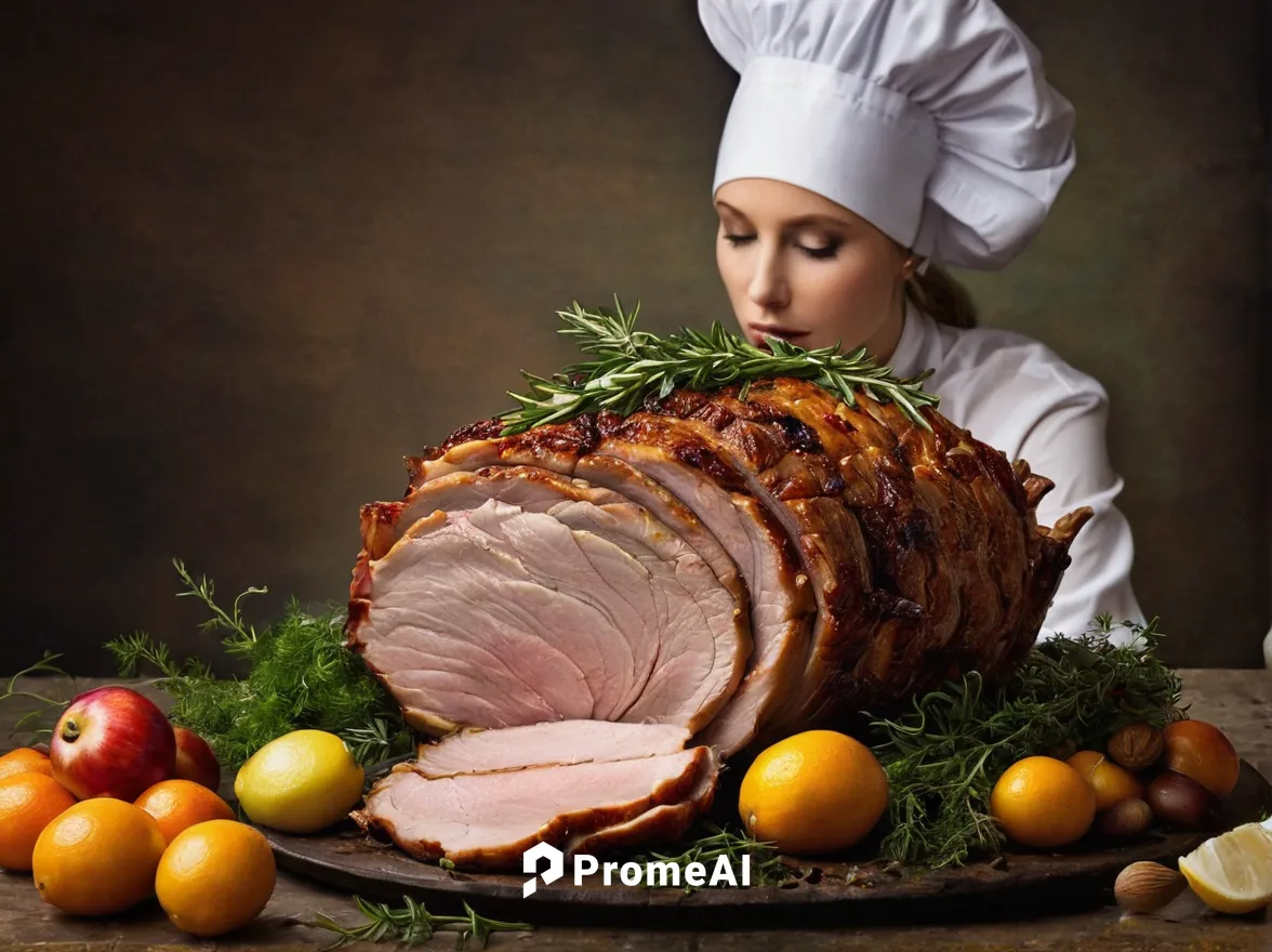 Unleash your inner chef and create an unforgettable roast pork masterpiece.,roast pork,porchetta,galantine,pork loin,gammon,pork tenderloin,turkey ham,pork,black forest ham,ham,turducken,pork barbecue