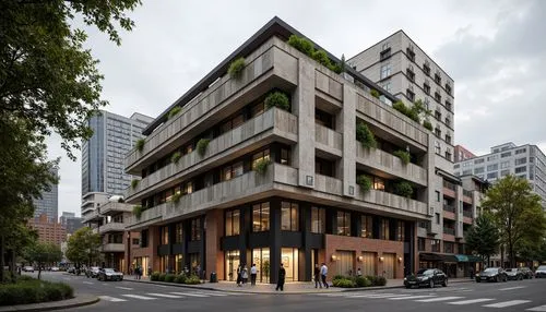 azabu,andaz,apartment building,sekkei,residential building,cubic house,kirrarchitecture,multistoreyed,urban design,aoyama,wooden facade,modern building,appartment building,associati,multifamily,multistorey,sanlitun,alumax,reclad,office building