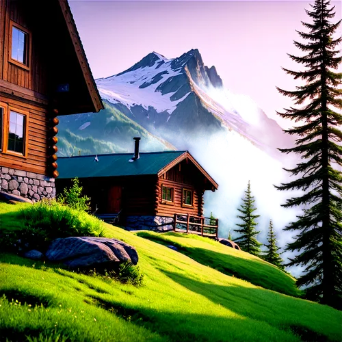 alpine landscape,mountain huts,house in mountains,mountain hut,alpine village,home landscape,avoriaz,alpine pastures,house in the mountains,mountain scene,landscape background,alpine hut,the cabin in the mountains,chalet,alpine meadows,mountain landscape,salt meadow landscape,mountainside,alpine meadow,alpine style,Illustration,Children,Children 01