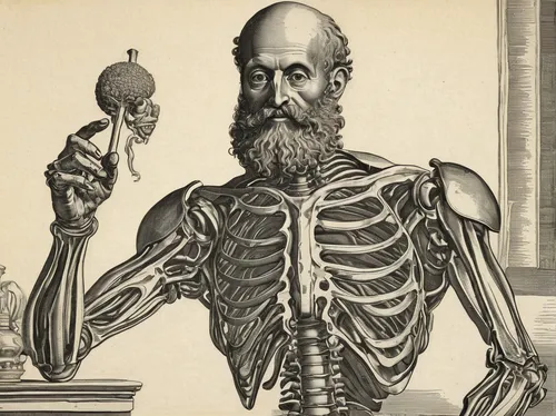 anatomical,vanitas,skeletal,human skeleton,skeleton,skeletal structure,vintage skeleton,anatomy,albrecht dürer,theoretician physician,paraxerus,human anatomy,papyrus,skeletons,medical icon,physician,man with a computer,scull,medical radiography,memento mori,Illustration,Black and White,Black and White 27