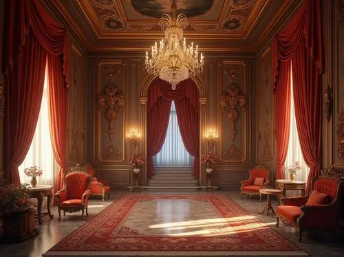 royal interior,ornate room,ritzau,victorian room,enfilade,parlor,ballroom,villa d'este,villa farnesina,interior decor,venaria,europe palace,villa cortine palace,villa balbianello,palazzo,baccarat,entrance hall,furnishings,danish room,sapienza,Photography,General,Realistic