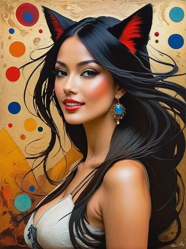 geisha girl,asian woman,zilin,oriental girl,pop art girl,viveros,Conceptual Art,Fantasy,Fantasy 10