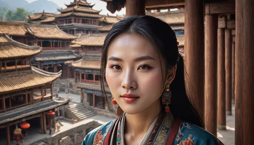 asian woman,mulan,shuanghuan noble,inner mongolian beauty,chinese background,chinese art,oriental girl,oriental princess,xi'an,yunnan,hwachae,huqin,wuchang,xiangwei,oriental painting,xizhi,yuanyang,xing yi quan,guizhou,vietnamese woman,Photography,General,Natural