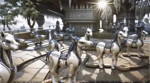 lipizzaners,horse herd,carousel horse,hippogriff,lipizzan,centaurs