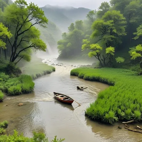 river landscape,shaoming,japan landscape,south korea,boat landscape,viet nam,guizhou,wuyi,green landscape,vietnam,yangling,mountain river,guangshen,rice fields,leshan,beautiful japan,tailandia,yangtze,salween,haicang,Unique,3D,Garage Kits