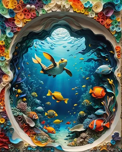 aquarium decor,aquarium,coral reef,under the sea,underwater background,under sea,school of fish,aquarium inhabitants,underwater landscape,underwater world,underwater playground,sea life underwater,ocean underwater,sea-life,coral reef fish,ocean floor,ocean pollution,fish in water,ocean background,ocean paradise,Unique,Paper Cuts,Paper Cuts 01