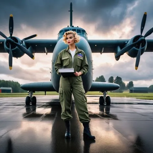 boeing b-50 superfortress,boeing b-29 superfortress,douglas ac-47 spooky,boeing 307 stratoliner,boeing b-17 flying fortress,bomber,avro lancaster,pin up,north american b-25 mitchell,pin-up,retro pin up girl,edsel corsair,lockheed model 10 electra,pin ups,lockheed hudson,flight engineer,pin-up model,douglas dc-2,douglas c-54 skymaster,lockheed p-38 lightning,Photography,General,Fantasy