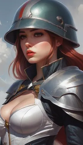 joan of arc,cuirass,female warrior,elza,breastplate,crusader,musketeer,french digital background,steel helmet,ranger,swordswoman,knight armor,heavy armour,knight,minerva,paladin,cavalry,athena,equestrian helmet,lady medic,Conceptual Art,Fantasy,Fantasy 03