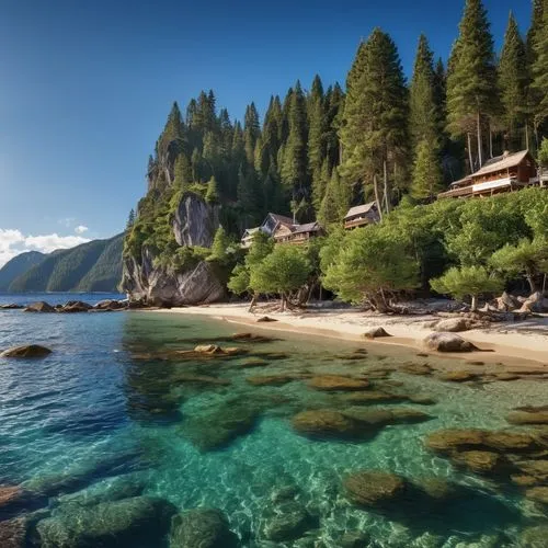 lake tahoe,tahoe,mountain beach,coastal landscape,tropical and subtropical coniferous forests,cliff beach,beach landscape,beautiful beaches,isola d'elba,skopelos,coastline,slovenia,dream beach,paradise beach,shoreline,pacific coastline,valdes peninsula,greens beach,lake lucerne region,sea-shore,Photography,General,Realistic