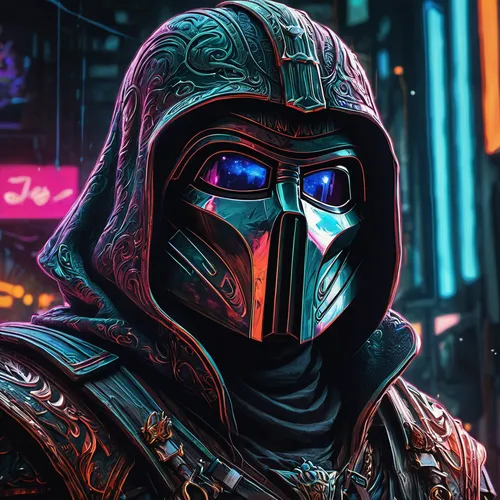 cyberpunk,boba fett,doctor doom,mute,infiltrator,enforcer,scifi,cyber,nova,nomad,ffp2 mask,masked man,sci fi,balaclava,echo,sci-fi,sci - fi,alien warrior,kosmus,cyborg,Illustration,Realistic Fantasy,Realistic Fantasy 25