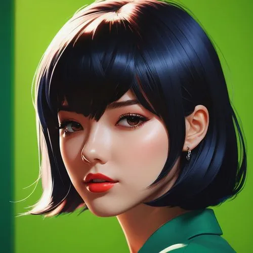 soju,kao,digital painting,pinu,girl portrait,michiko,azumi,akali,marinette,vector girl,haeju,mulan,jiarui,marji,shimei,emerald,yobi,retro girl,xiaomei,koreana,Conceptual Art,Fantasy,Fantasy 19