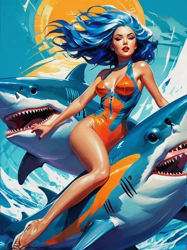 garrison,nekton,mermaid vectors,shark,sirene,dolphin rider,makani,amphitrite,aquaticus,merfolk,requin,semiaquatic,waverider,temposhark,radebaugh,mayshark,siren,tiburones,tigershark,aquaman,Conceptual Art,Sci-Fi,Sci-Fi 06