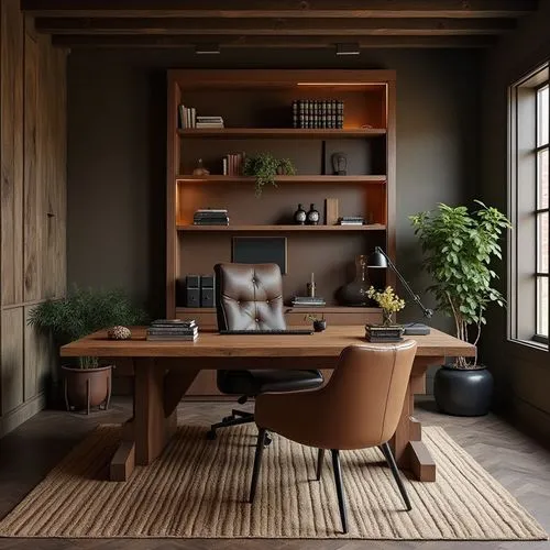  interior design,a large wooden desk sitting next to a window,wooden desk,study room,modern office,writing desk,desk,minotti,Photography,Documentary Photography,Documentary Photography 01