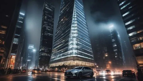 gotham,chrysler building,1 wtc,pc tower,supertall,oscorp,electric tower,the skyscraper,hudson yards,skyscraper,futuristic architecture,tribute in light,lexcorp,new york taxi,skycraper,arcology,barad,ctbuh,metropolis,beetham,Illustration,Japanese style,Japanese Style 11