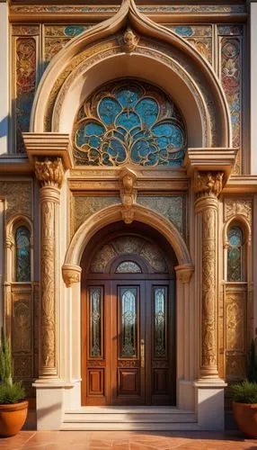 portal,front door,doorways,house entrance,garden door,entryway,ornate,doorkeepers,doorway,entranceway,sapienza,terracotta tiles,doors,theed,terracotta,art nouveau frames,art nouveau frame,metallic door,entryways,front gate,Illustration,Retro,Retro 02