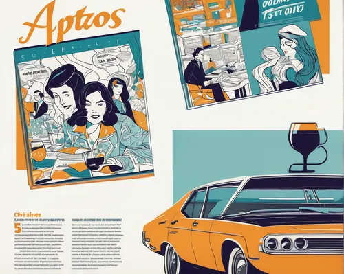 aptos,magazine - publication,cover,astro,the print edition,magazine cover,astros,lotus cortina,auto union,automobiles,austin 1800,print publication,artus,retro gifts,austin 16,seat 1430,austin allegro,atari,retro automobile,asio otus,Illustration,Vector,Vector 11