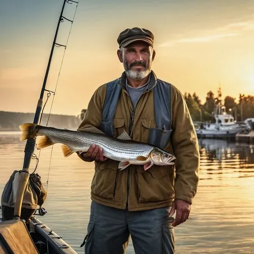 fjord trout,sockeye,weakfish,steelhead,baymen,wild salmon,seatrout,fishing classes,harpooner,monopod fisherman,coho,rainbow trout,hoonah,wrangell,walleye,rapala,alewives,sportfish,commercial fishing,wabamun,Photography,General,Realistic