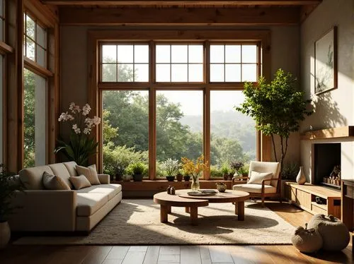 sunroom,sitting room,living room,livingroom,wooden windows,home interior,home landscape,hardwood floors,bay window,family room,beautiful home,wood window,conservatory,indoor,interior decor,front porch,interiors,breakfast room,wooden beams,interior design