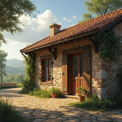 country cottage,home landscape,summer cottage,small house,little house,traditional house,cottage,wooden house,country house,ancient house,house in mountains,beautiful home,house in the mountains,render,stone house,small cabin,cryengine,private house,farm house,farmhouse,Photography,General,Realistic