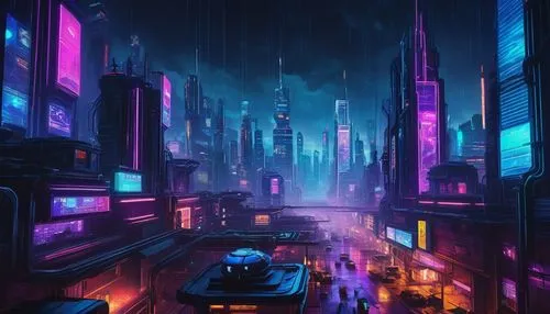 cyberpunk,cityscape,futuristic landscape,colorful city,metropolis,futuristic,fantasy city,urban,city at night,tokyo city,shanghai,the city,dystopian,city,vapor,shinjuku,cities,city highway,city lights,evening city,Art,Artistic Painting,Artistic Painting 25