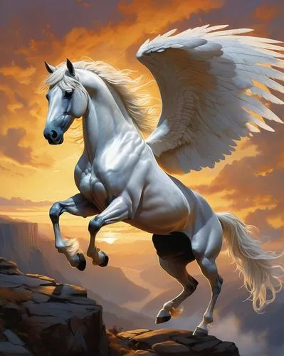 pegasus,a white horse,white horse,albino horse,arabian horse,unicorn background,white horses,unicorn art,dream horse,golden unicorn,pegaso iberia,unicorn,constellation unicorn,equine,alpha horse,weehl horse,fire horse,horse,mustang horse,my little pony,Conceptual Art,Oil color,Oil Color 04