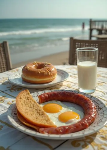 danish breakfast plate,desayuno,frankfurter,breackfast,sausage plate,breakfast outside,Photography,Artistic Photography,Artistic Photography 01