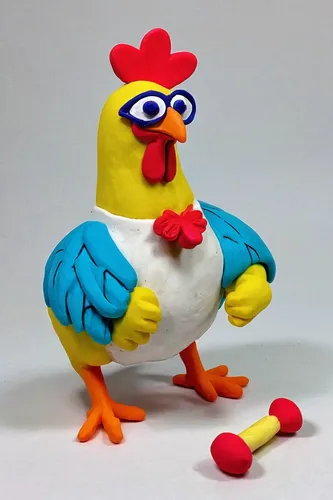 Write a funny story about a clumsy Polish chicken trying to win a dance competition.,chicken bird,chicken 65,polish chicken,rubber duckie,chicken lolipops,easter chick,yellow chicken,wind-up toy,landf