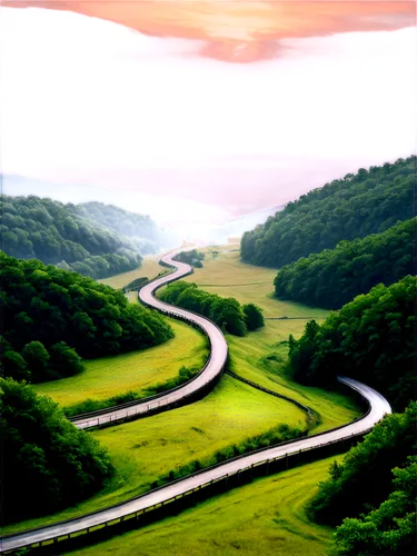 winding road,winding roads,rolling hills,mountain road,hills,small landscape,reichsautobahn,landscape background,virtual landscape,mountain highway,meandering,long road,country road,driftless,mountain pass,exmoor,the road to the sea,roads,coastal road,meander,Illustration,Realistic Fantasy,Realistic Fantasy 17