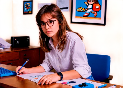 secretaria,secretarial,animator,intelectual,girl studying,nerd,editrice,scriptwriter,programadora,office worker,watercolourist,nerdy,lavoro,writer,editore,studii,franquin,studious,editores,business woman,Unique,Pixel,Pixel 04