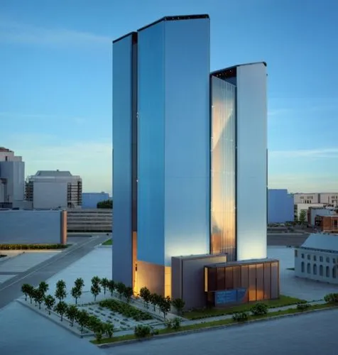 a building with some very tall glass panels on top of it,costanera center,rotana,azrieli,hongdan center,difc,brasilia,Photography,General,Cinematic