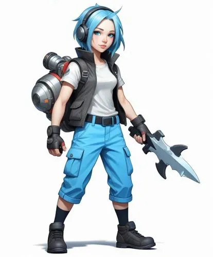 gaige,shanna,smurf figure,evie,ramirez,sakka