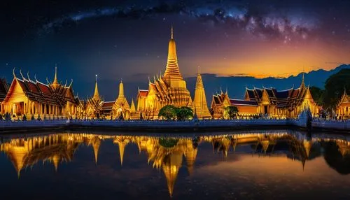 buddhist temple complex thailand,thai temple,Photography,General,Natural