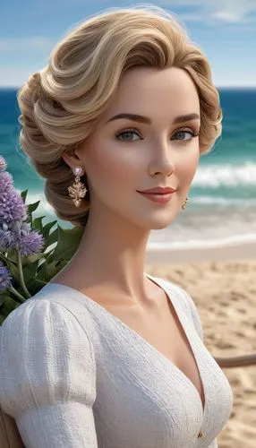 elsa,margairaz,beach background,anastasiadis,adrien,princess anna,Unique,3D,3D Character