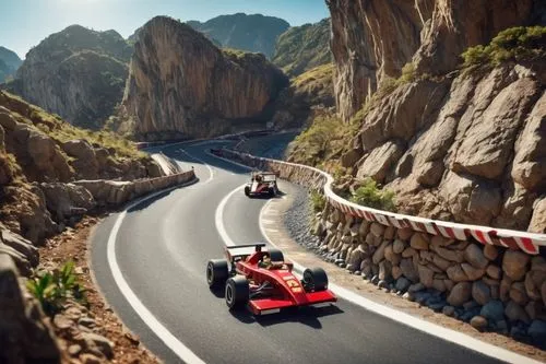 steep mountain pass,racing road,mountain highway,tenerife,trackmania,motorcoaching,Photography,General,Realistic