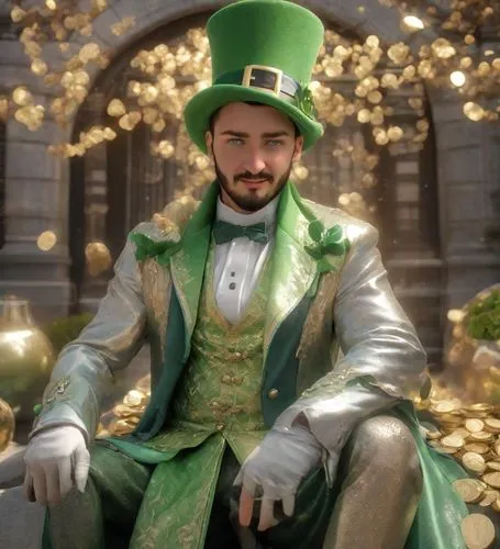 happy st patrick's day,hornswoggle,saint patrick,st patrick's day,leprechaun,saint patrick's day,Photography,Realistic