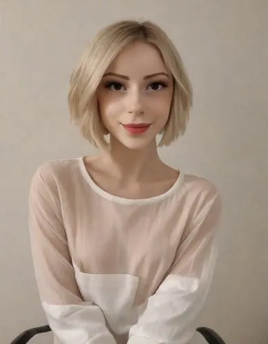 poppy,realdoll,short blond hair,pale,pixie-bob,cute,white shirt,elsa,pixie cut,blonde,adorable,pixie,model doll,doll's facial features,porcelain doll,female doll,blonde woman,smooth hair,barbie,barbie doll