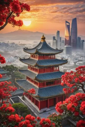 asian architecture,beautiful japan,oriental,japon,suzhou,shanghai,asia,shuozhou,south korea,japan landscape,kunming,nanjing,shangai,lijia,xiamen,soochow,shangrila,oriental painting,asian vision,shenzen,Art,Classical Oil Painting,Classical Oil Painting 02