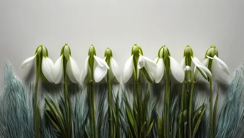 galanthus,easter lilies,snowdrops,white tulips,madonna lily,tulip white,lisianthus,peace lilies,tulip background,white lily,calla lilies,snowdrop,spring onion,jonquils,lilies of the valley,lily of the valley,tulipa,tulip flowers,spring onions,tulips,Realistic,Flower,Snowdrop