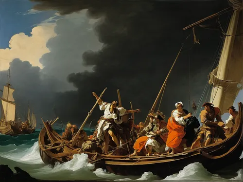 two-handled sauceboat,cape dutch,seafaring,naval battle,bougereau,sailing orange,regatta,caravel,galleon,christopher columbus,christopher columbus's ashes,at sea,trireme,longship,gullivers travels,sailer,drotning holm,dutch landscape,noah's ark,boat on sea,Art,Classical Oil Painting,Classical Oil Painting 40