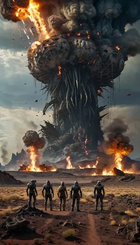 krakatoa,apocalypse,eruption,doomsday,megaton,apokolips,the eruption,armageddon,apocalypses,maringa,mushroom cloud,apocalyptic,cataclysm,krakatau,erupt,apocalypso,detonations,erupting,end of the world,burning earth,Photography,General,Fantasy