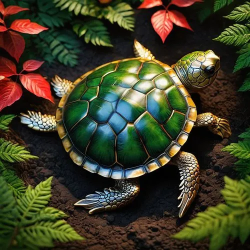 painted turtle,terrapin,turtle pattern,red eared slider,ornate box turtle,land turtle,turtle,tortoise,common map turtle,galápagos tortoise,map turtle,green turtle,box turtle,green sea turtle,florida redbelly turtle,loggerhead turtle,pond turtle,christmas animals,trachemys,tortoises,Photography,General,Fantasy