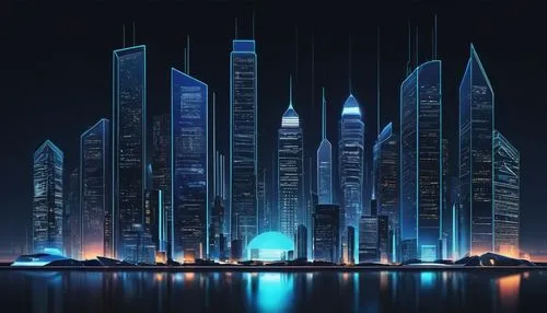 cybercity,cyberport,city skyline,metropolis,cityscape,wallpaper dubai,ctbuh,cybertown,guangzhou,dubai marina,capcities,futuristic landscape,skyscrapers,dubai,city cities,fantasy city,futuristic architecture,dubia,city at night,chengli,Illustration,Paper based,Paper Based 19