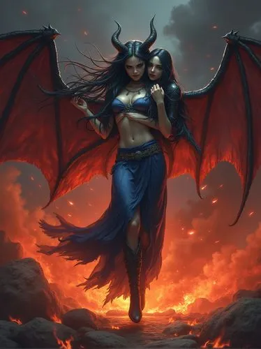 demoness,angel and devil,demona,infernal,infernales,satana,bedevil,demonology,heaven and hell,lilith,demonata,devilish,vampyres,demonomicon,erinyes,devil,fire devil,diable,devilishly,fire siren,Illustration,Realistic Fantasy,Realistic Fantasy 10